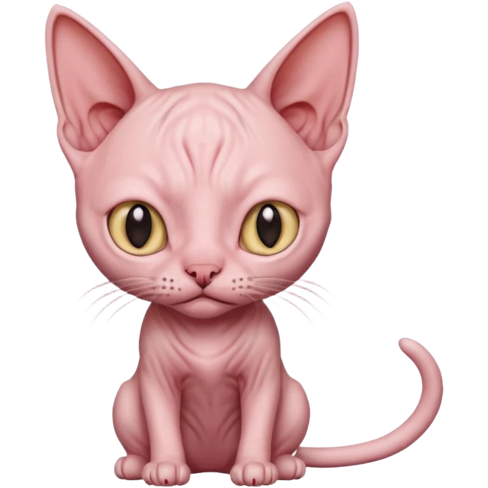 Skinless cat emoji
