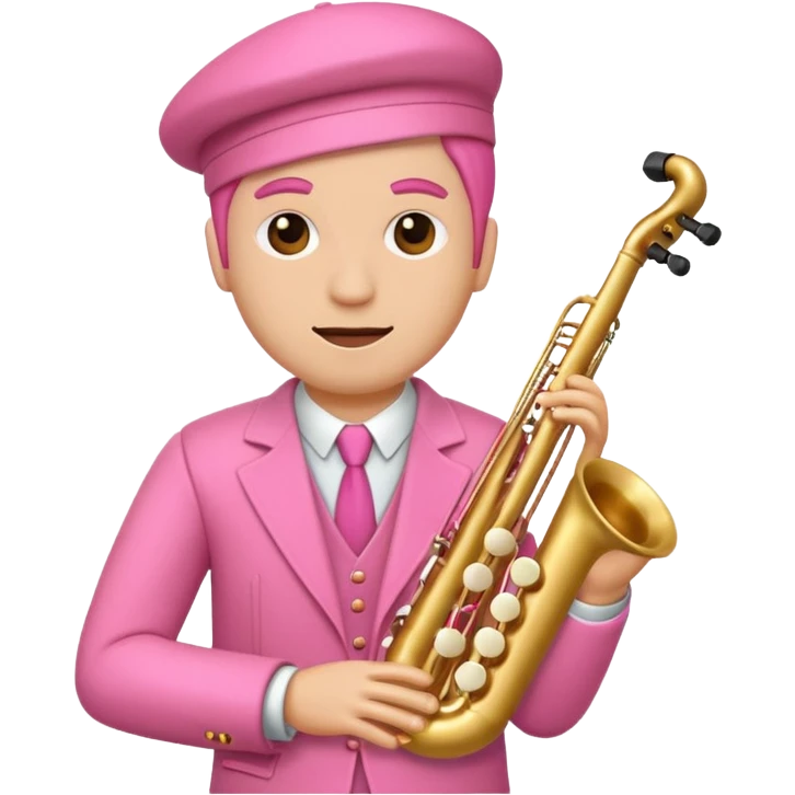pink musician man  emoji