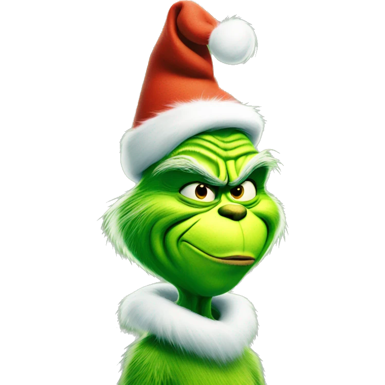 The grinch emoji