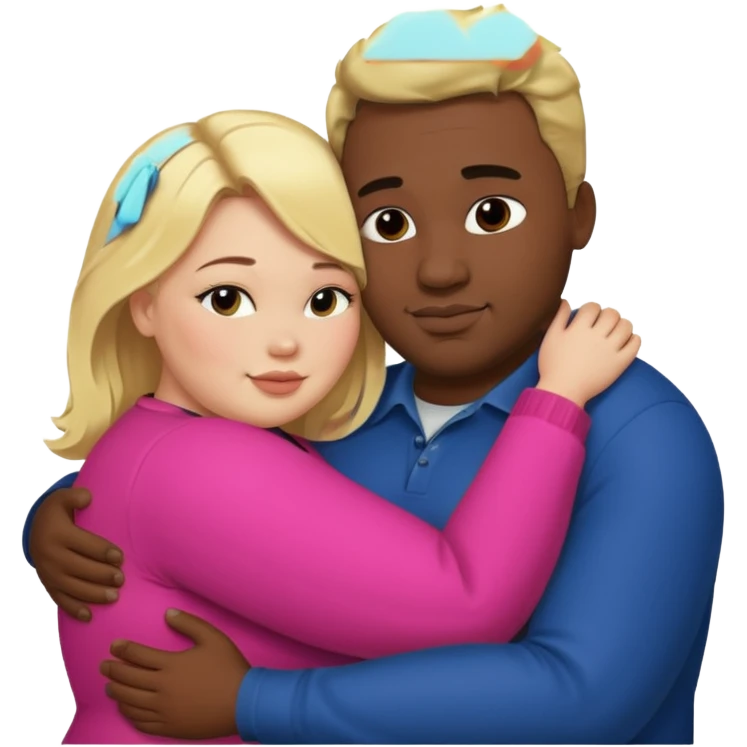 bbw blonde Mfm black man emoji