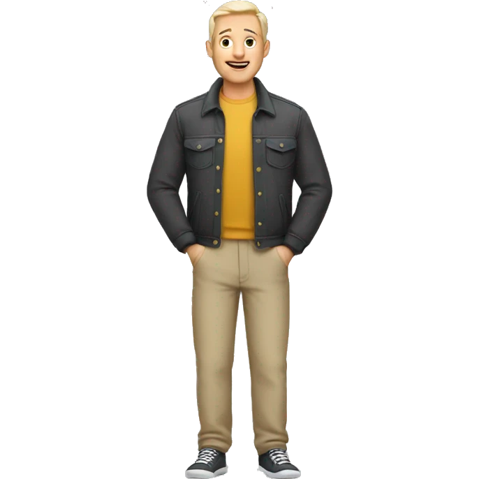 white dad full body emoji emoji