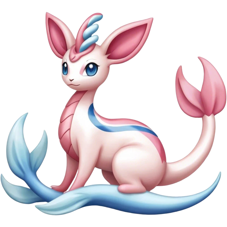 Milotic-Sylveon-Primarina-Pokémon full body emoji