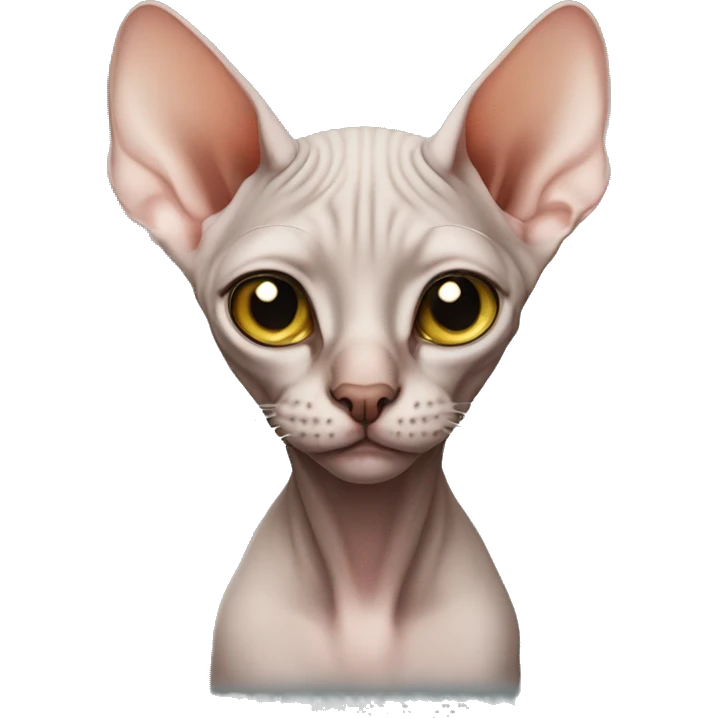 Hairless Sphinx Cat emoji