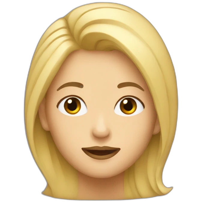 Femme à barbe emoji