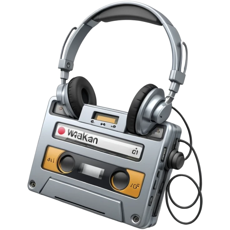 Realistic 1990’s Walkman emoji