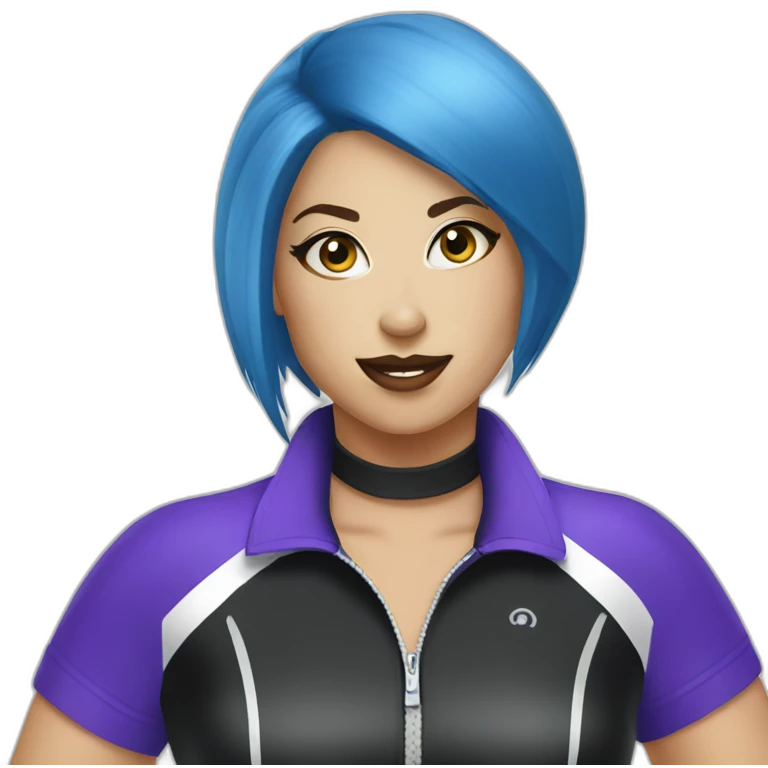 roller derby blue emoji