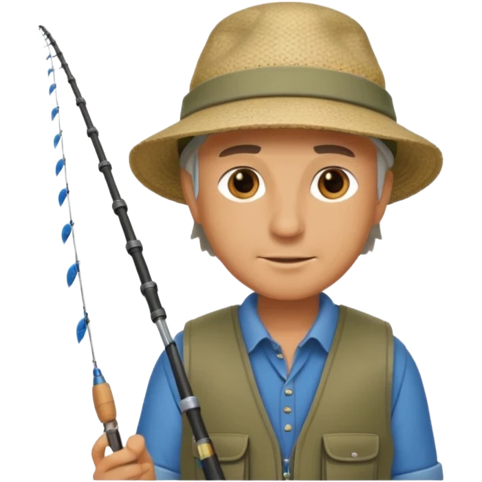 Guy fishing  emoji