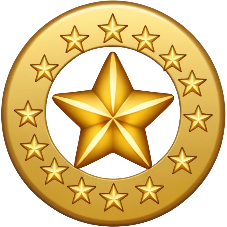 Can u make a emoji with 15 stars in a circle emoji