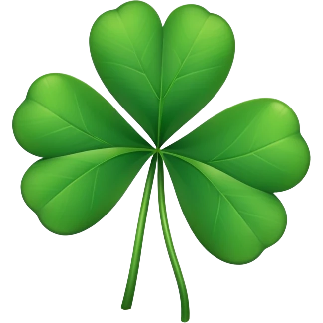 Four leaf clover  emoji
