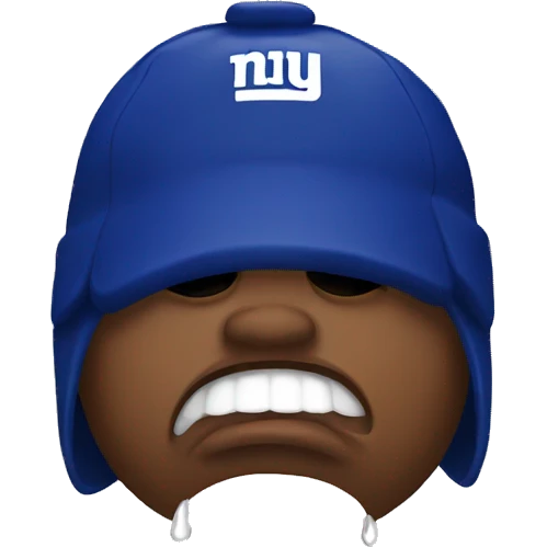 Ny giants crying emoji