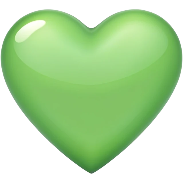 light green heart emoji