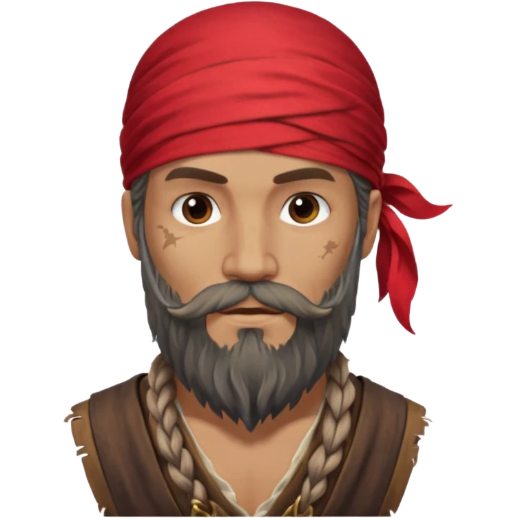 Pirate with Long Beard emoji