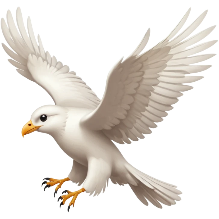 Bird in flight emoji