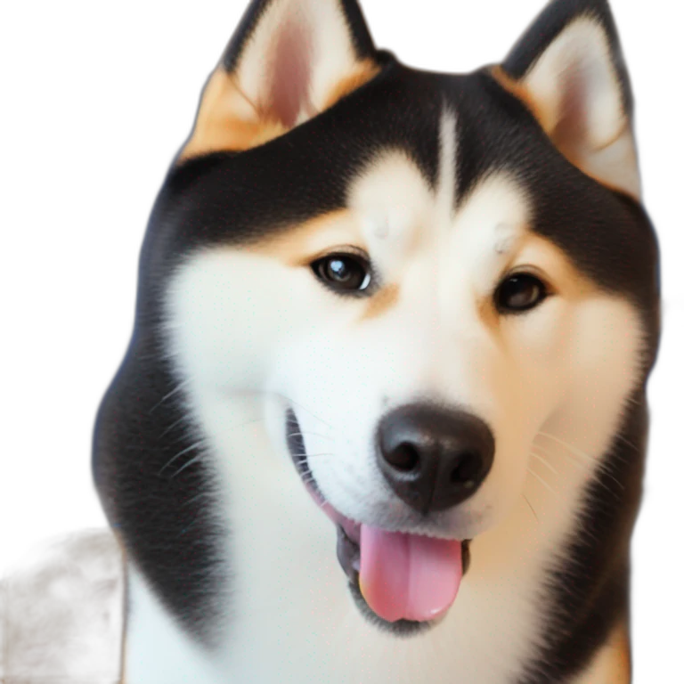 tongue out shiba inu emoji