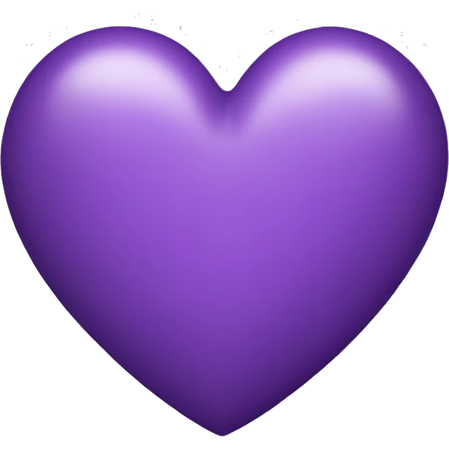 violet purple heart emoji