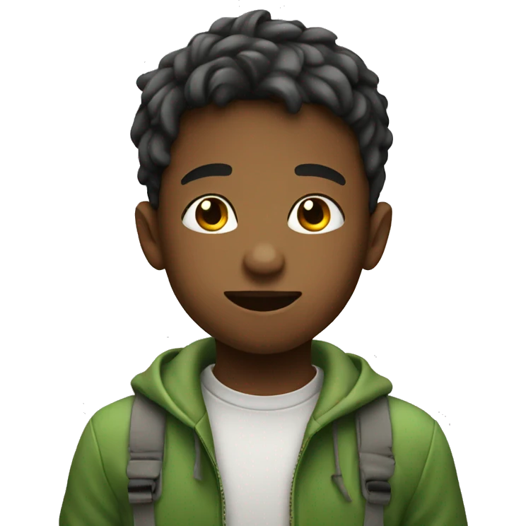 Boy with a Apple  emoji