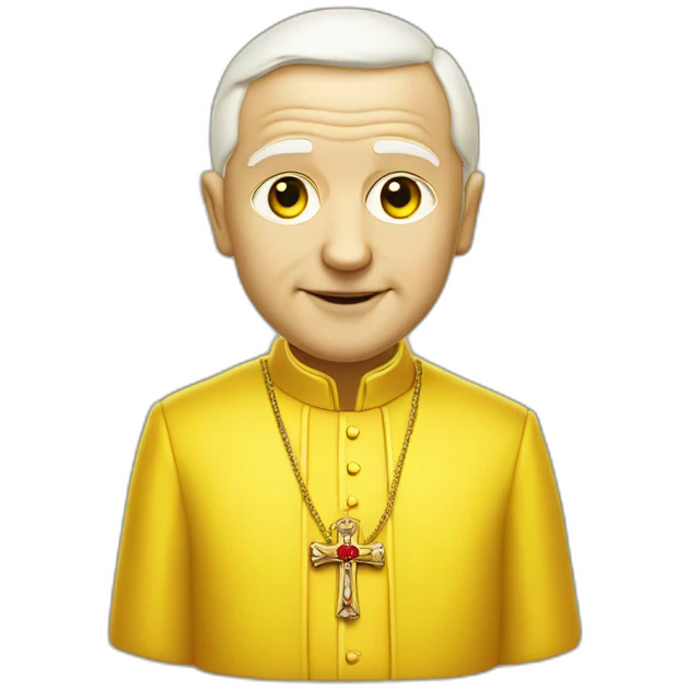 john-paul-ii-with-very-saturated-yellow-skin emoji