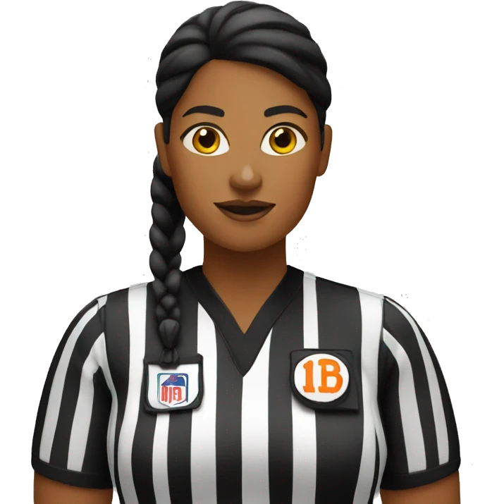 female basketball referee  emoji