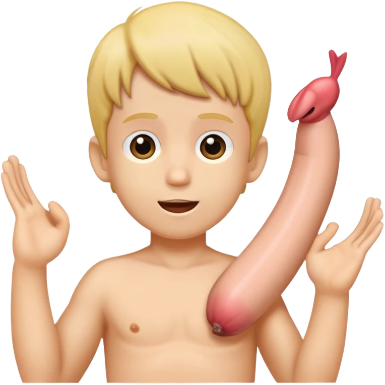 Naked penis kids male big cock 20 Centimeters Erection emoji