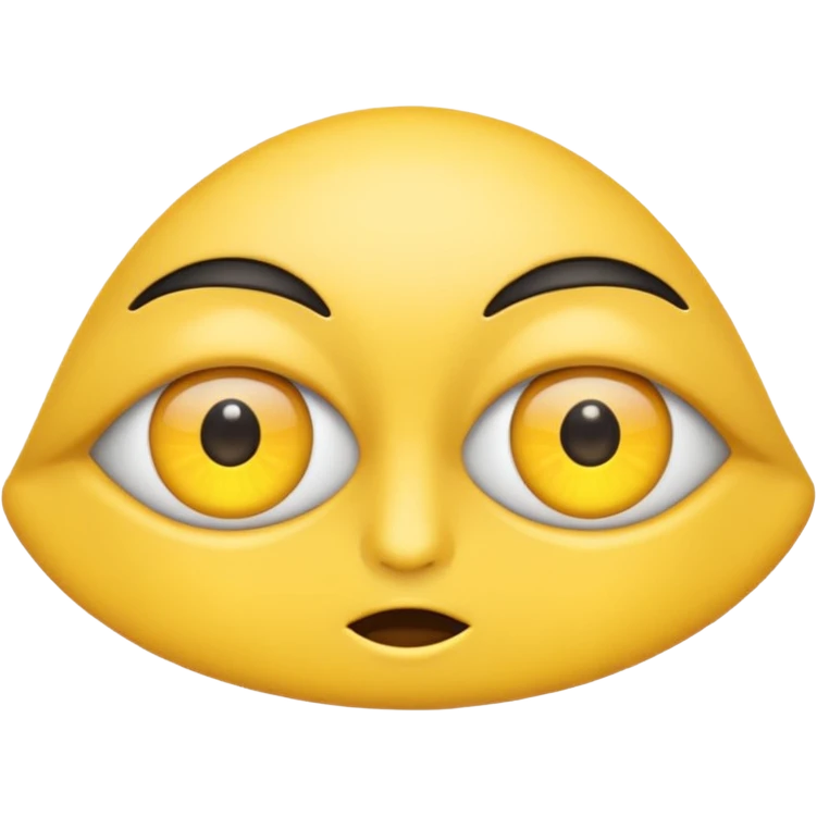 Open emoji half eye and full open eye emoji