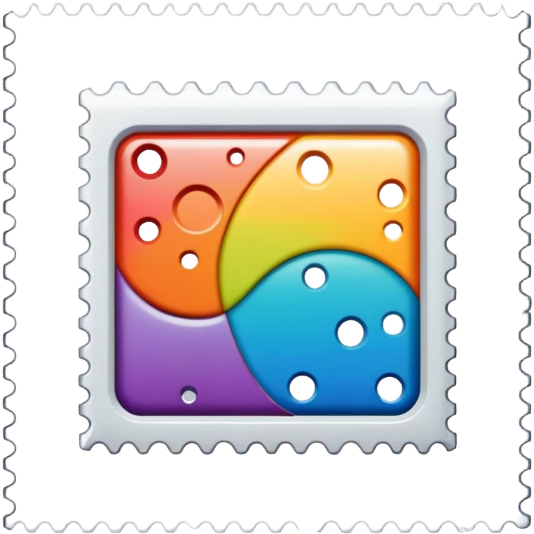 postage stamp emoji