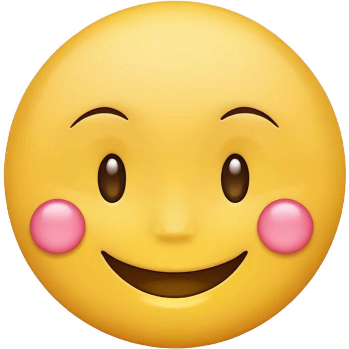 Smile face with blush emoji