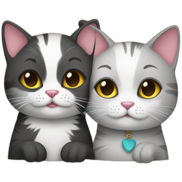 couple cat emoji