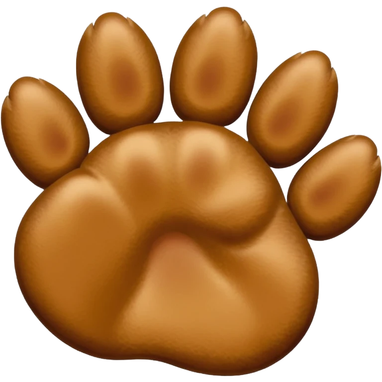 Dog paw raised in a clenched salute emoji