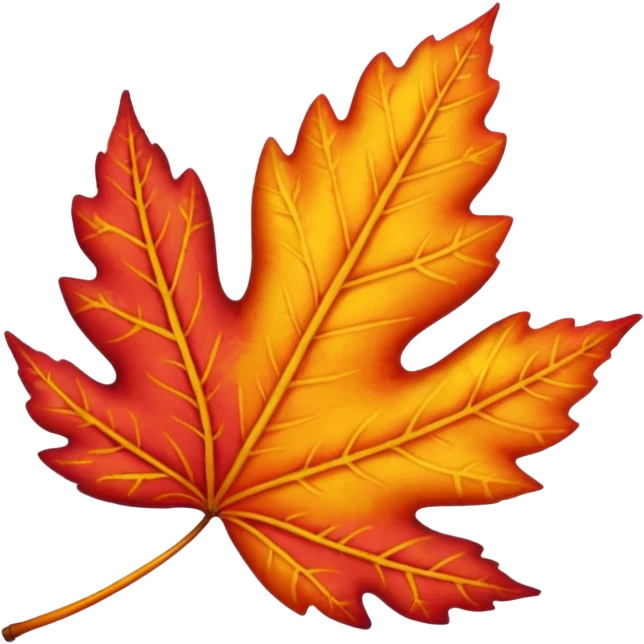 autumn leaf emoji