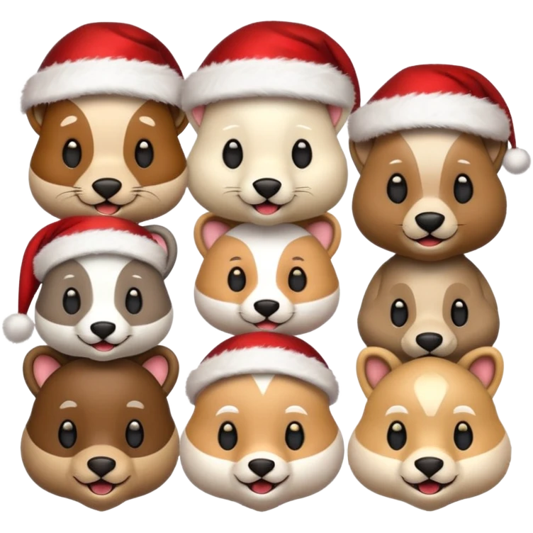 Christmas animals emoji