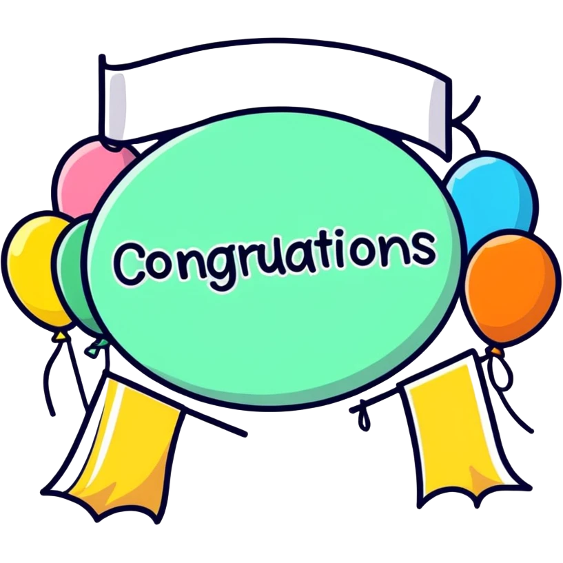 Congratulations  emoji