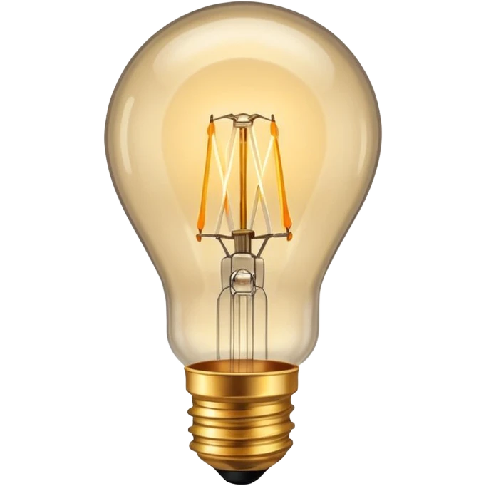 Vintage Edison Light Bulb
 emoji