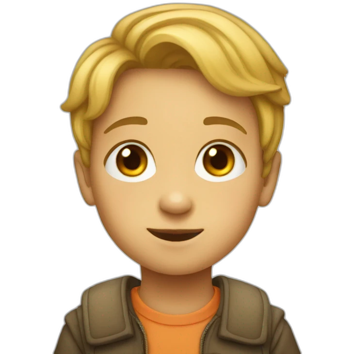 Un enfant emoji