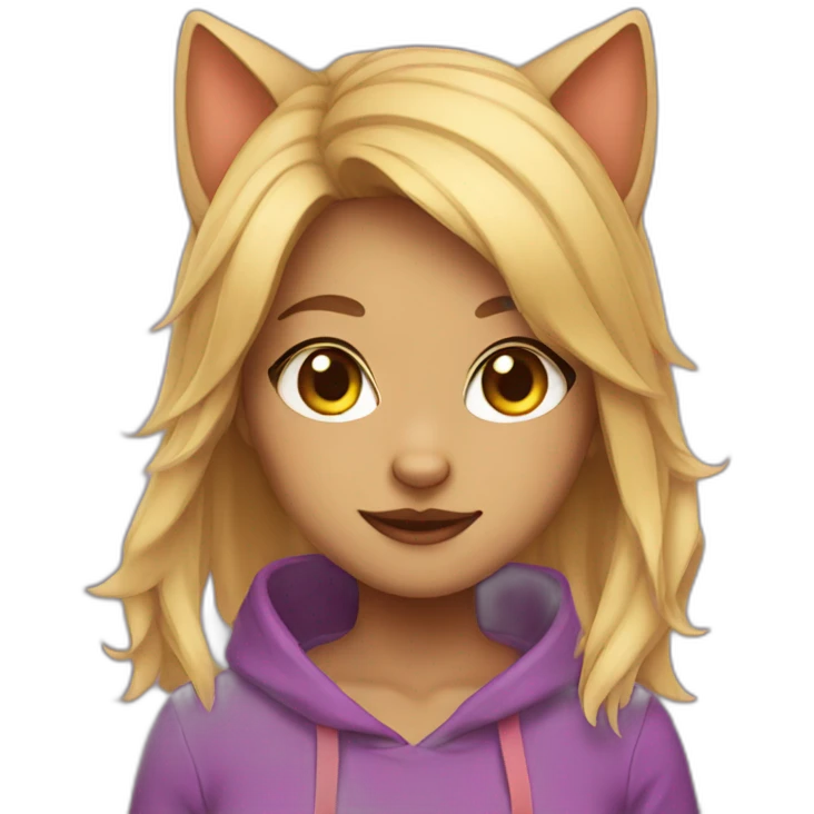 cat girl emoji