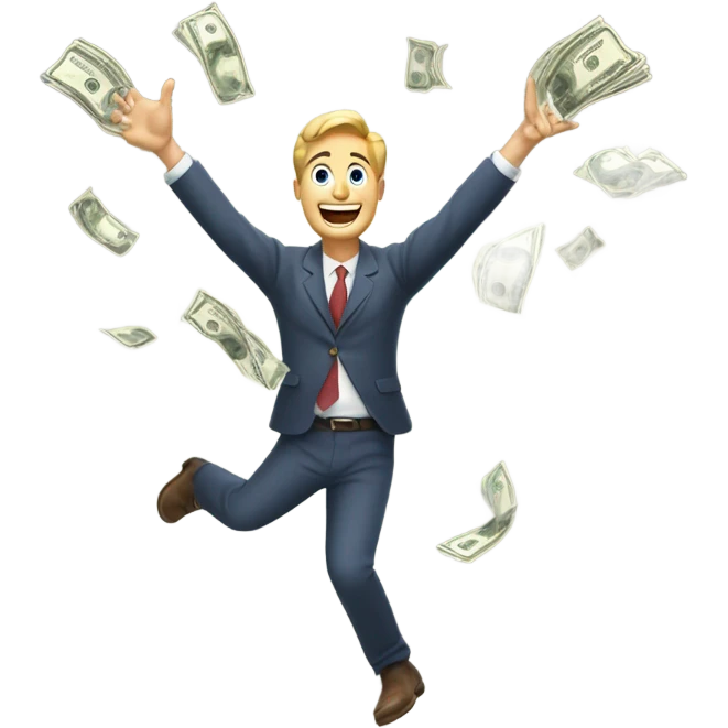 Guy throwing cash  emoji