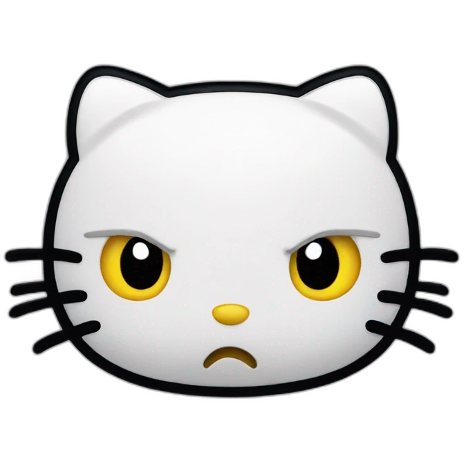 hello-kitty-angry emoji