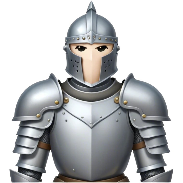 cinematic heavily armored mystery knight emoji