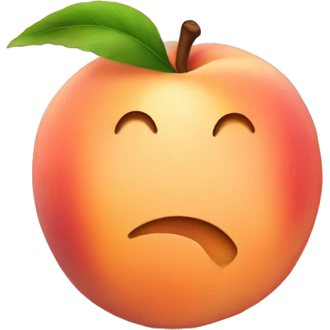 Peach emoji