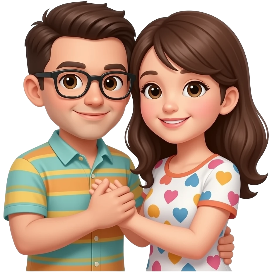 I’m so glad he gave me you mom and child emoji