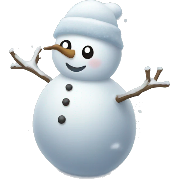 Snow emoji