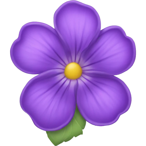 violet flower emoji