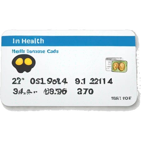 health insurance card emoji
