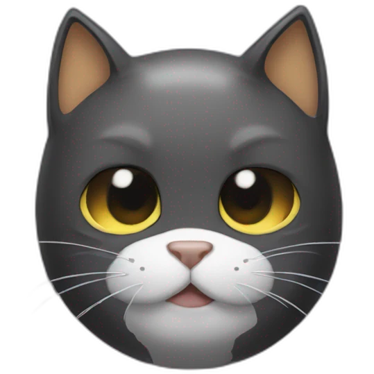 cat with a batman mask emoji