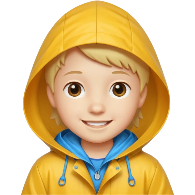 kid with raincoat emoji