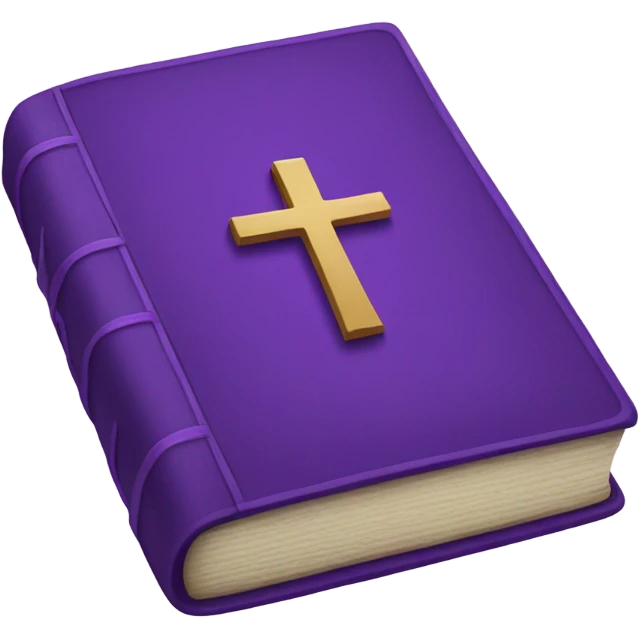 purple bible  emoji