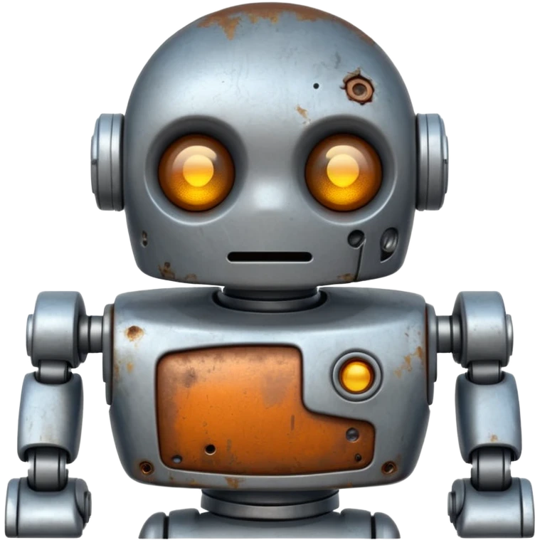 make a tired old robot emoji emoji