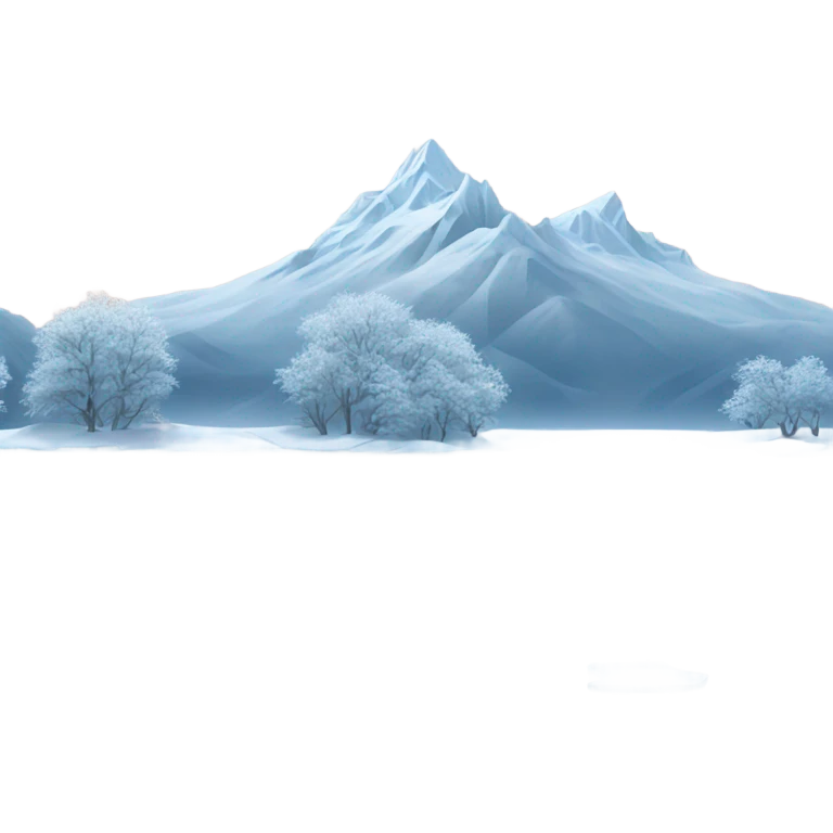 Frozen weather emoji
