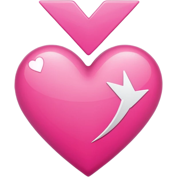 pink arrow heart emoji