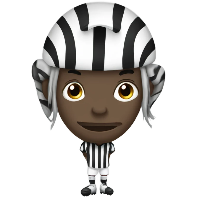 Football zebra emoji