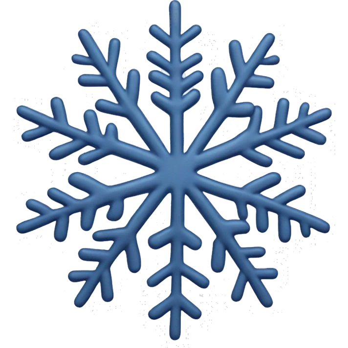 A snowflake emoji